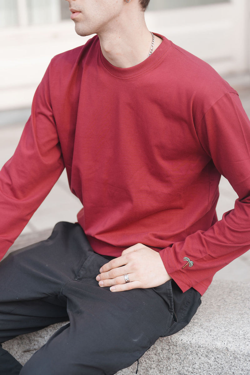 Crew Neck Long Sleeve Tee