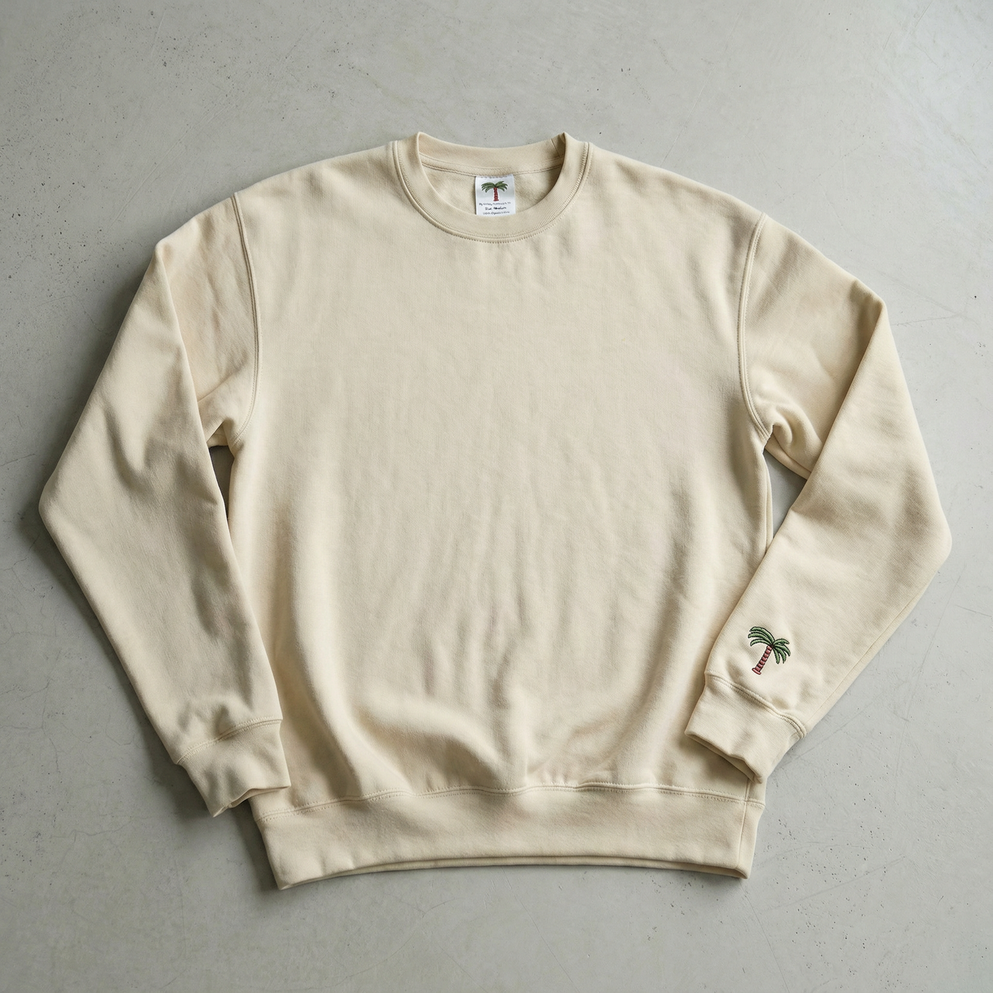 Terry Cotton Regular Crew Sweatshirt