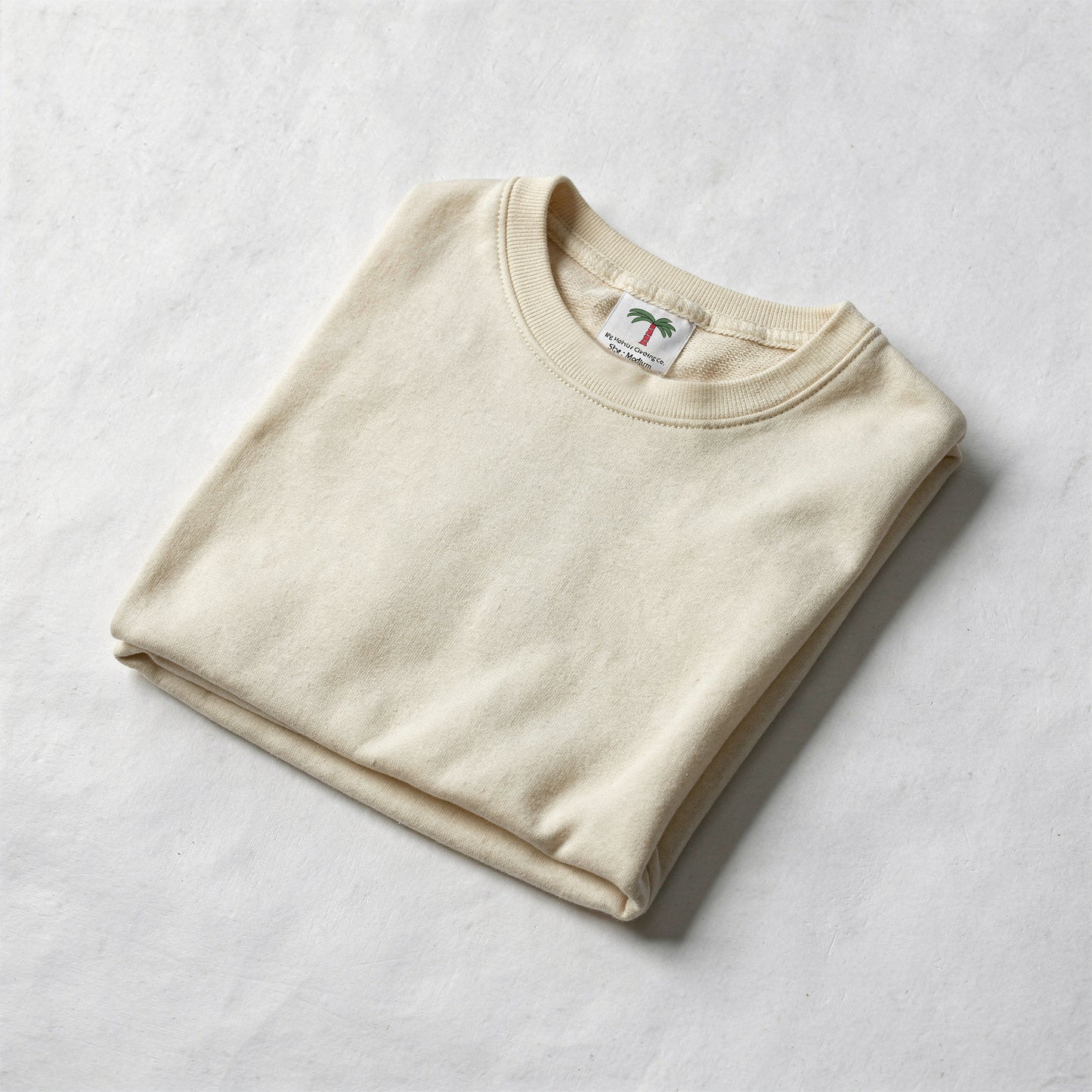 Terry Cotton Regular Crew Sweatshirt