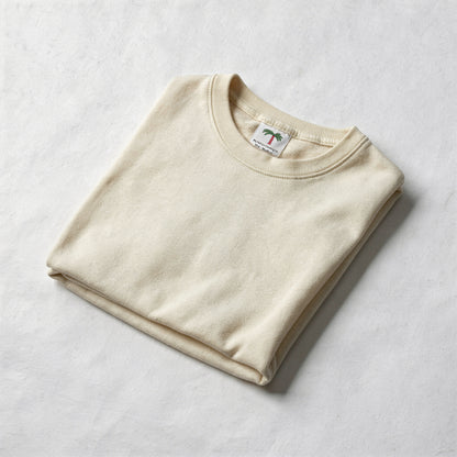 Terry Cotton Regular Crew Sweatshirt