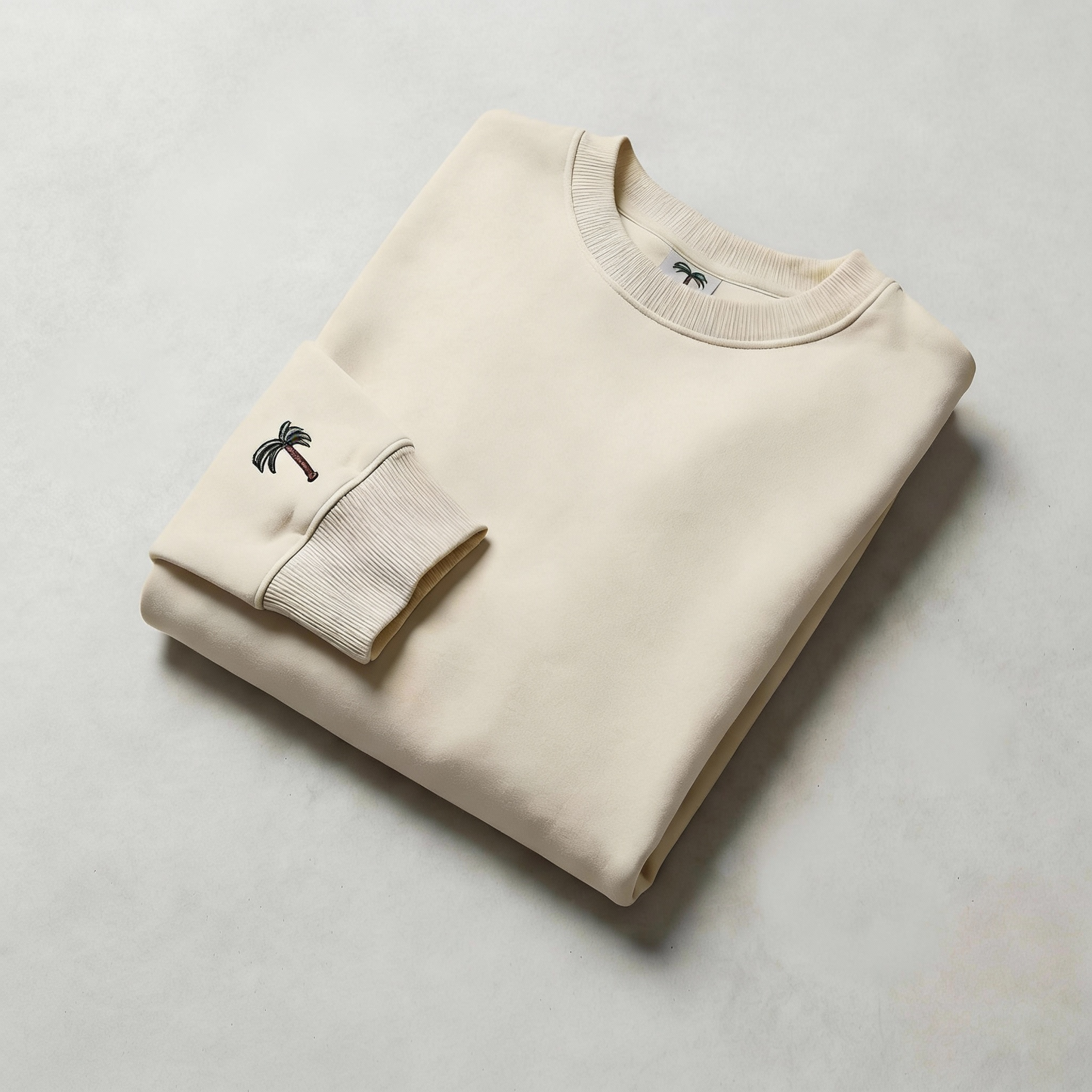 Terry Cotton Regular Crew Sweatshirt