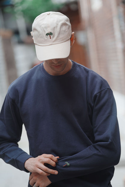 Terry Cotton Regular Crew Sweatshirt