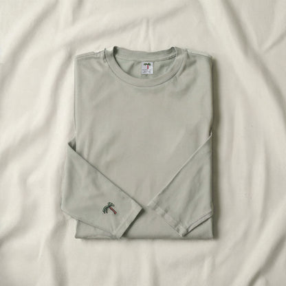 Crew Neck Long Sleeve Tee
