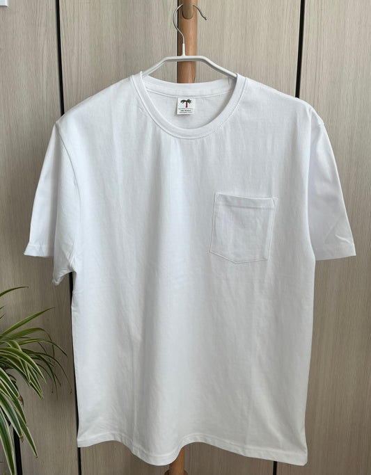 Crew Neck Pocket Tee