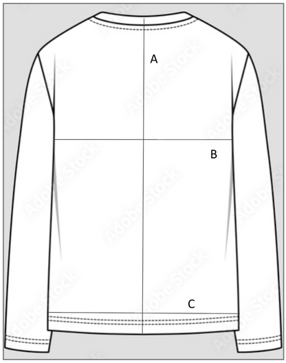 Crew Neck Long Sleeve Tee