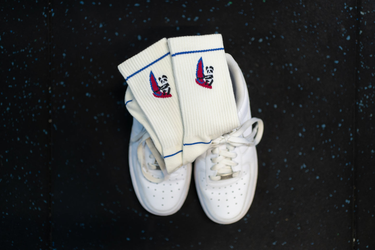 Surfing Panda Socks